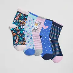 PALMERS - Medias Niña Pack X5 Algodón