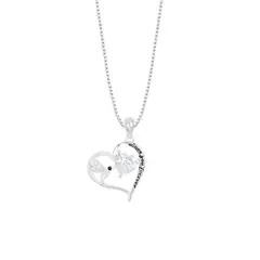 BALIQ - Collar Colibrí De Amor Plata 925