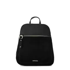 AMPHORA - Mochila Villette Negro Y Textura