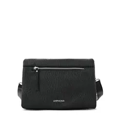 AMPHORA - Crossbody Valita Negro