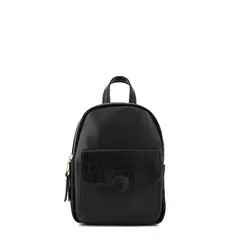 AMPHORA - Mochila Dominique Negro Y Textura