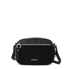 AMPHORA - Crossbody Villette Negro