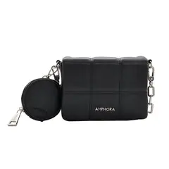 AMPHORA - Crossbody Meli Negro