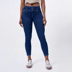 TAYSSIR - Jean Skinny Tiro Alto Mujer