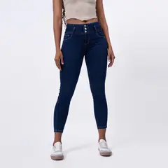 TAYSSIR - Jean Skinny Tiro Alto Mujer