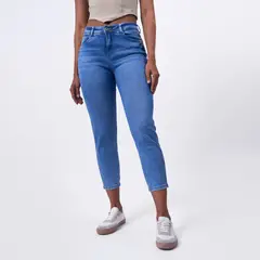 TAYSSIR - Jean Mom Tiro Alto Mujer