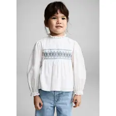 MANGO KIDS - Blusa Bebé Niña Algodón