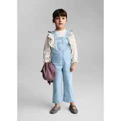 MANGO KIDS - Overol Bebé Niña Algodón