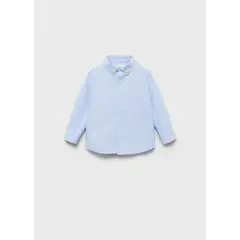 MANGO KIDS - Camisa Manga Larga Bebé Niño Algodón