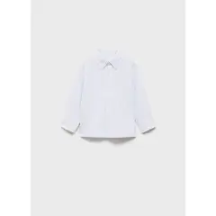 MANGO KIDS - Camisa Bebé Niño Manga Larga Algodón