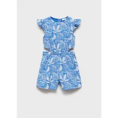 MANGO KIDS - Enterizo Niña Algodón