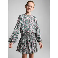 MANGO KIDS - Vestido Niña Manga Larga