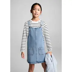 MANGO KIDS - Vestido Niña Algodón