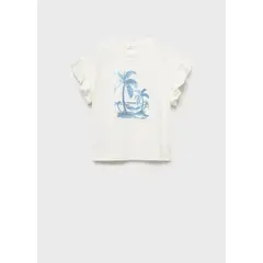 MANGO KIDS - Polo Niña Manga Corta Algodón