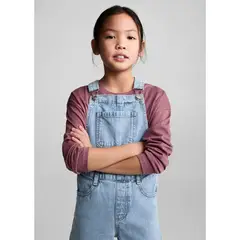 MANGO KIDS - Overol Niña Algodón