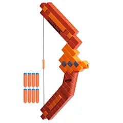 NERF - Lanzador Minecraft Arco 8 Dardos