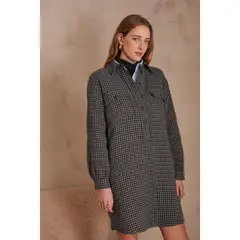 MAISON 123 - Vestido Corto Algodón Mujer