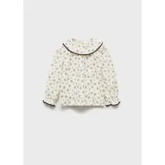 MANGO KIDS - Blusa Bebé Niña Algodón