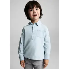 MANGO KIDS - Camisa Bebé Niño Algodón
