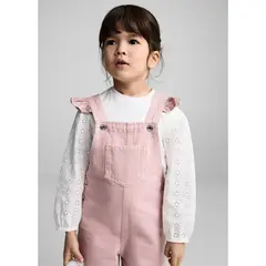MANGO KIDS - Overol Bebé Niña Algodón