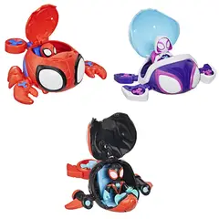 SPIDEY - Set Balsa de Agua And His Amazing Friends Figura Y Vehiculo Aleatorio