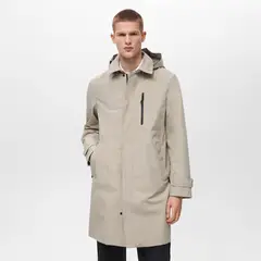 MANGO - Casaca Impermeable Hombre
