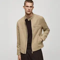 MANGO - Casaca Biker Hombre