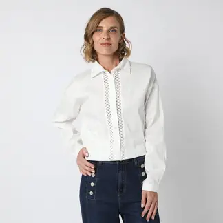 APOLOGY - Blusa Manga Larga Algodón Mujer x Viviana Rivas Plata