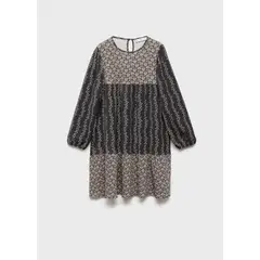 MANGO KIDS - Vestido Manga Larga Niña