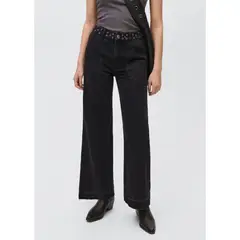 MANGO TEEN - Jean Wide Leg Tiro Alto Mujer