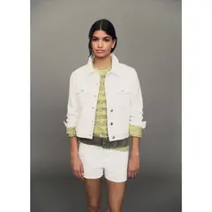 MANGO TEEN - Casaca 100% Algodón Mujer