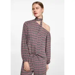 MANGO TEEN - Blusa Manga Larga Casual Mujer