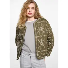 MANGO TEEN - Casaca 100% Algodón Mujer