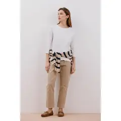 CORTEFIEL - Polo Manga Larga Algodón Mujer