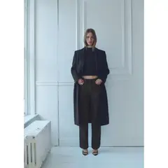 MANGO - Jean Straight Tiro Alto Mujer