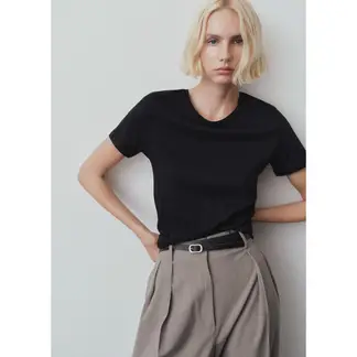 MANGO - Polo Manga Corta 100% Algodón Mujer