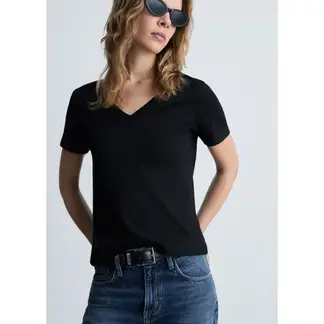 MANGO - Polo Manga Corta 100% Algodón Mujer