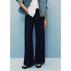MANGO - Jean Wide 100% Algodón Mujer