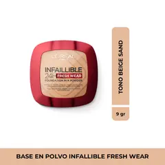 LOREAL PARIS - Polvos Infallible beige Sand