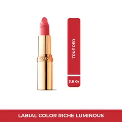LOREAL PARIS - Labial Colorriche Luminous true Red