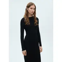 MANGO - Vestido Largo Casual Mujer