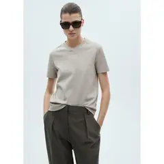 MANGO - Polo Manga Corta 100% Algodón Mujer