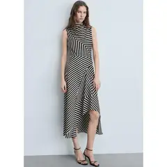 MANGO - Vestido Largo Casual Mujer