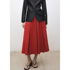 MANGO - Falda Larga Casual Mujer