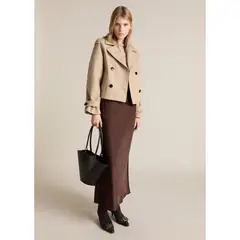 MANGO - Casaca 100% Algodón Mujer