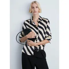 MANGO - Camisa Manga Larga Casual Mujer