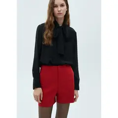 MANGO - Short Algodón Mujer