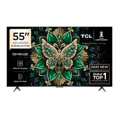 TCL - Televisor 55" Qd Miniled 4k 55c6k Google Tv
