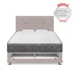 FORLI - Dormitorio Saba Acqua 2Plz Beige + Edredón