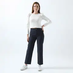 NEWPORT - Pantalón Básico Algodón Mujer